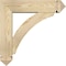 Ekena Millwork Thorton Arts and Crafts Rough Sawn Bracket w/ Offset Brace, Douglas Fir, 6"W x 22"D x 22"H BKT0604X22X22THR03RDF - alternate 4